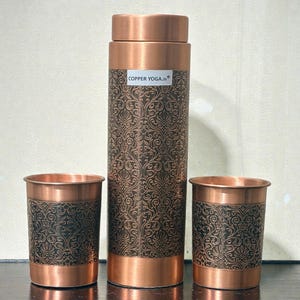 40oz Copper Bottle - Etsy