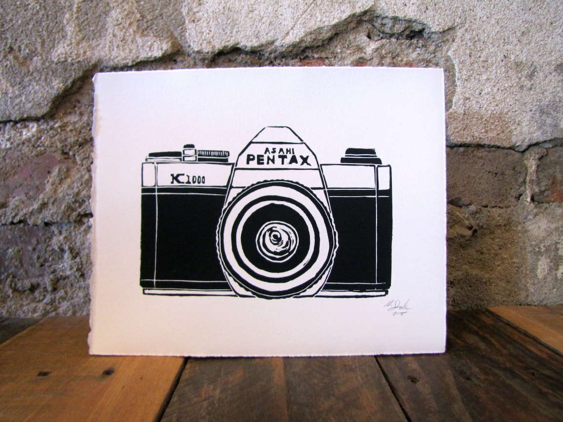 vintage-camera-art-black-and-white-wall-art-etsy