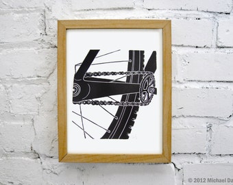 Mountain Bike Art - Singlespeed Fixie