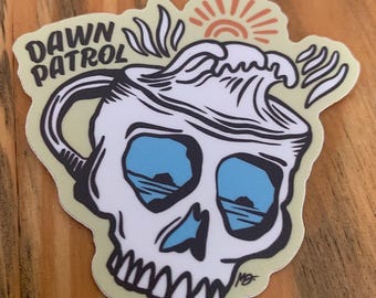 Naklejka surfingowa – Dawn Patrol