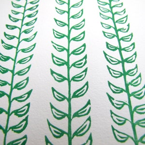 Green Ferns Print Modern Wall Art Print image 3