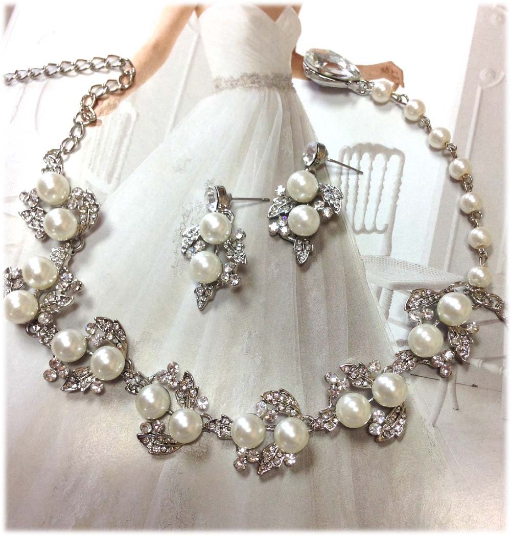 Bridal jewelry set wedding jewelry bridesmaid jewelry set Etsy