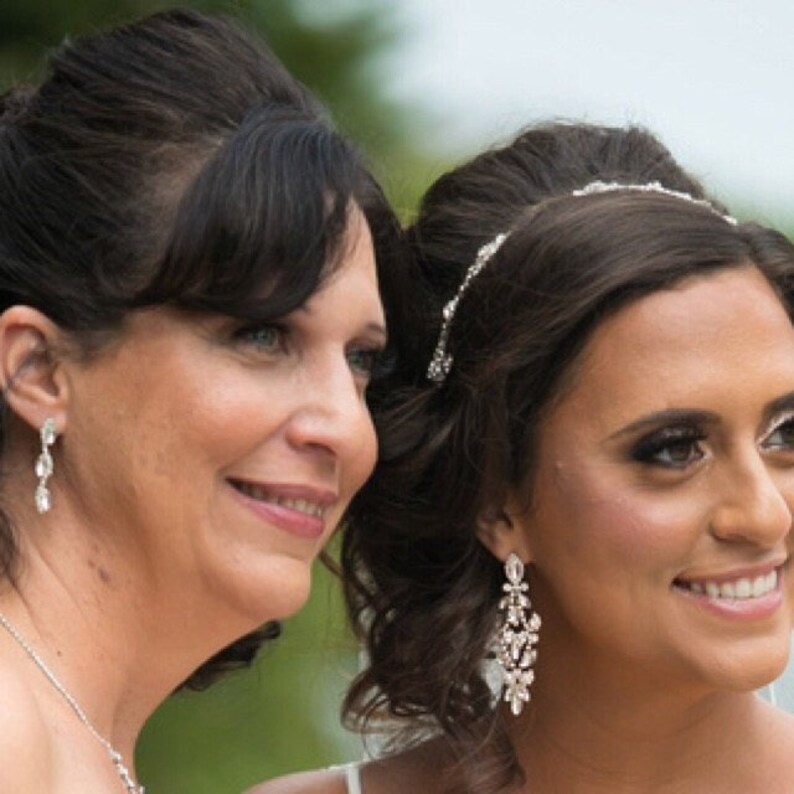 Bridal Chandelier Earrings Bracelet Prom Jewelry Victorian Etsy