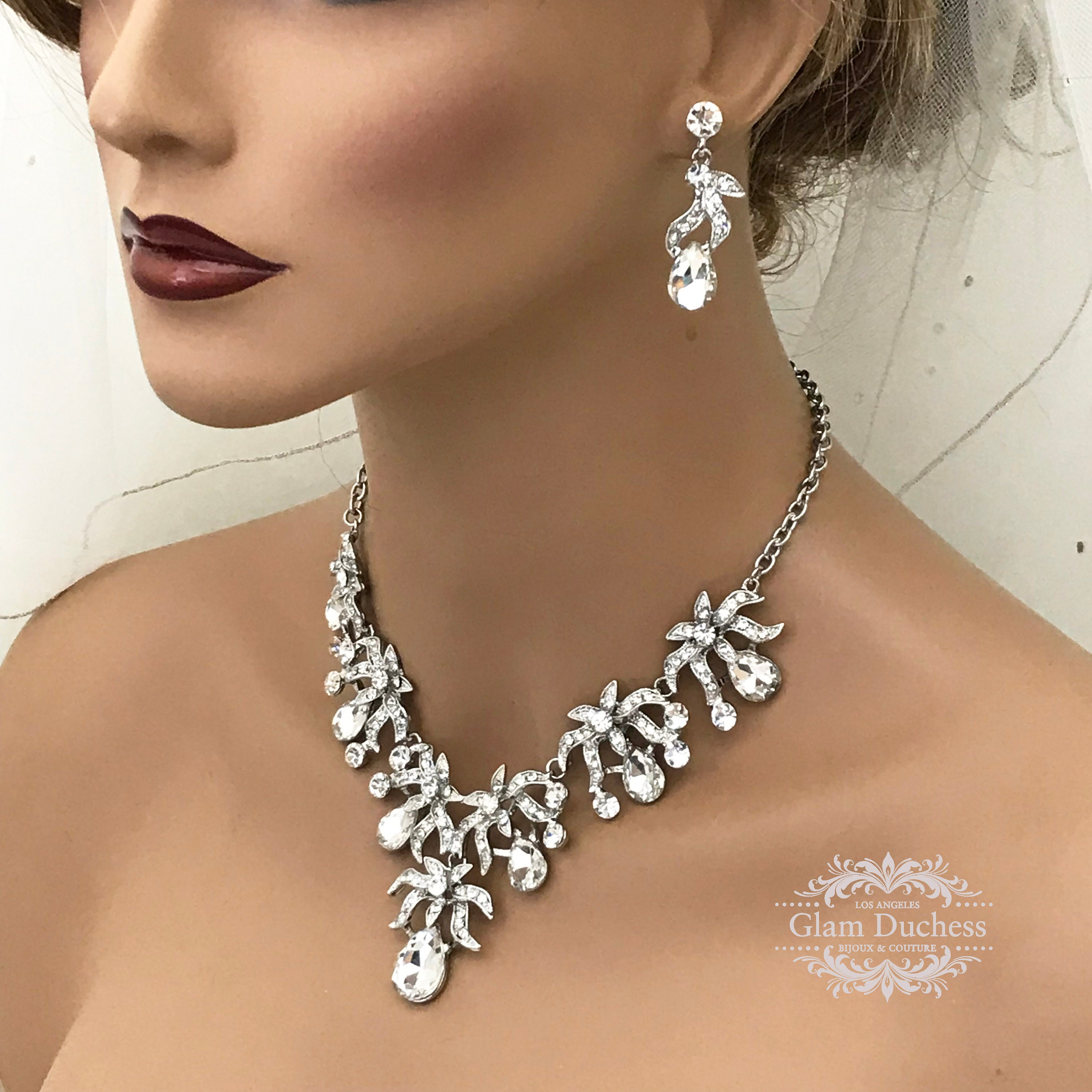 Bridal Jewelry Set Bridal Necklace 