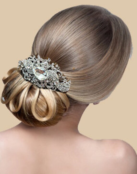 Bridal comb, Wedding hair accessory, Bridal hair comb, crystal comb, bridal hair accessory, Ballroom Rhinestone Hair Comb, bridal headpiece