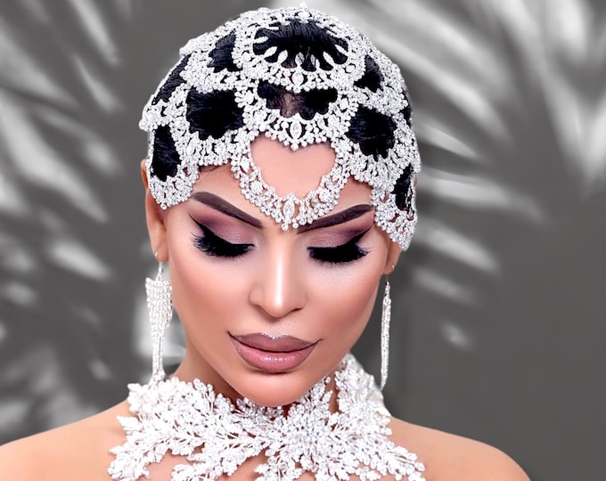 bridal headpiece jewelry