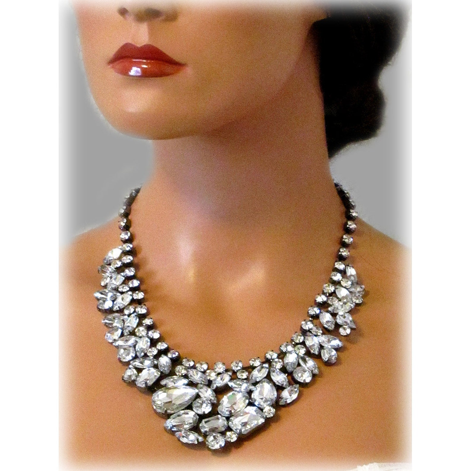 Bridal Jewelry Set Wedding Jewelrybridal Necklace Earrings Etsy