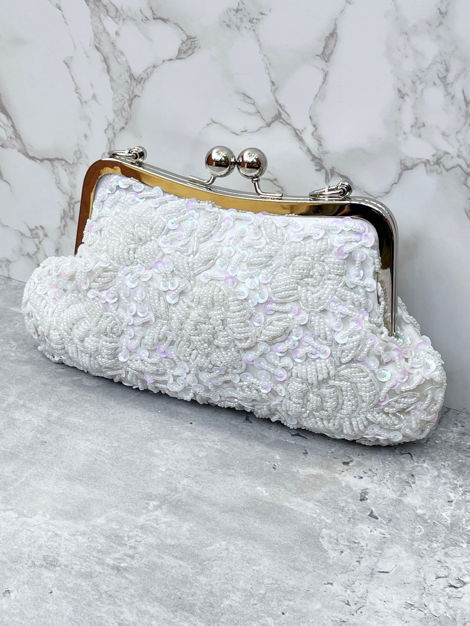 Bridal Clutch Pearl Clutch Victorian Evening Bag Bridal Etsy