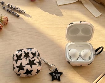 Star Galaxy Buds 4 Pro FE Silicone Case with Keychain