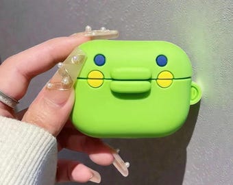 3D Cartoon Big Mouth AirPods1 2 3 4 Pro Pro2 Pro3: Funny Earbud Cover