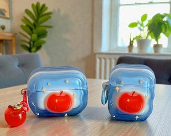Apple Juice AirPods1 2, 3, 4 & Pro Pro2 Pro3 Case with Charm Silicone Earbud Cover