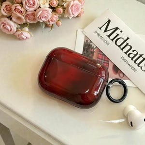 Étui Halo rouge rétro pour Airpods1 2 3 4 Pro Pro2 Pro3 Recharge sans fil