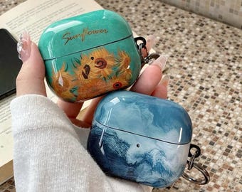 Kawaii Starry Sky Sunflower Case for Samsung Galaxy Buds 3/Pro/FE