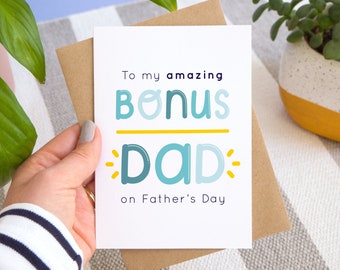 Bonus Dad Father's day card