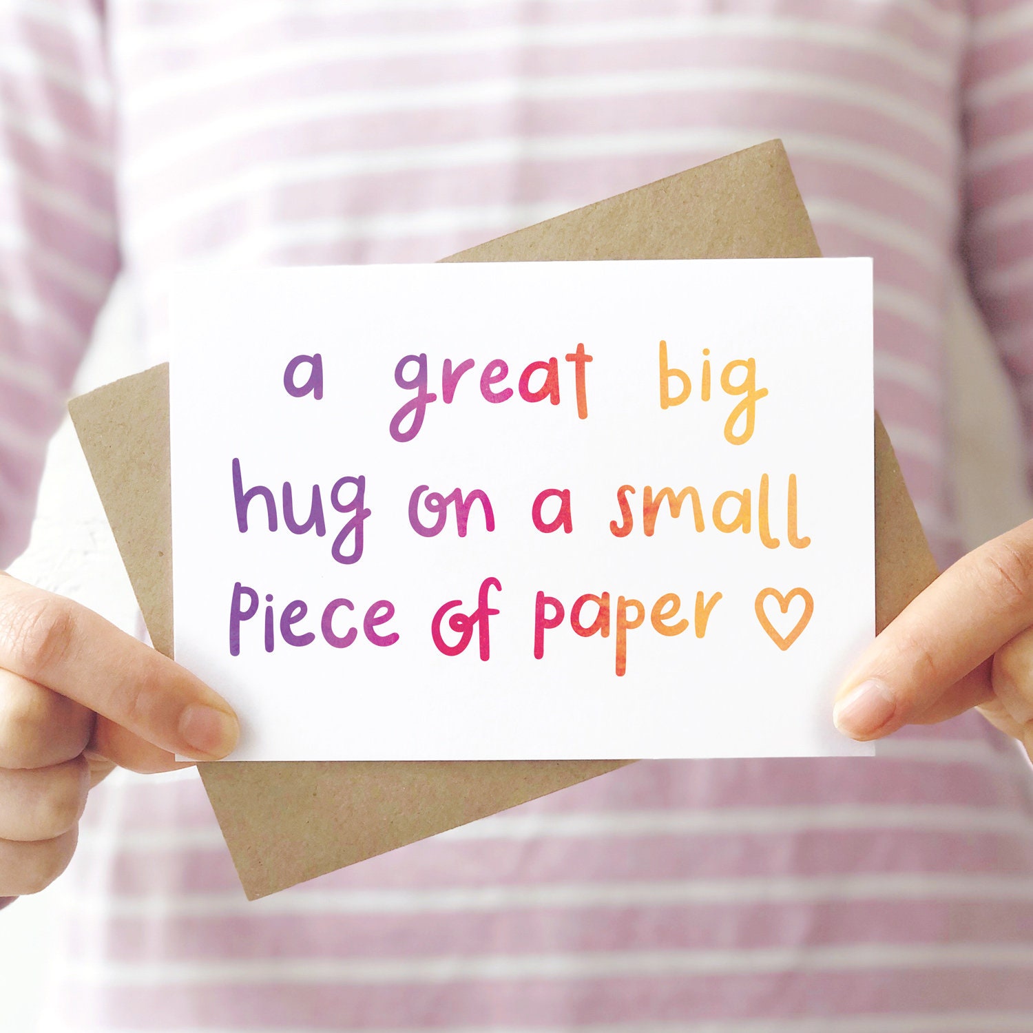 Big Hug Sympathy Card | Etsy