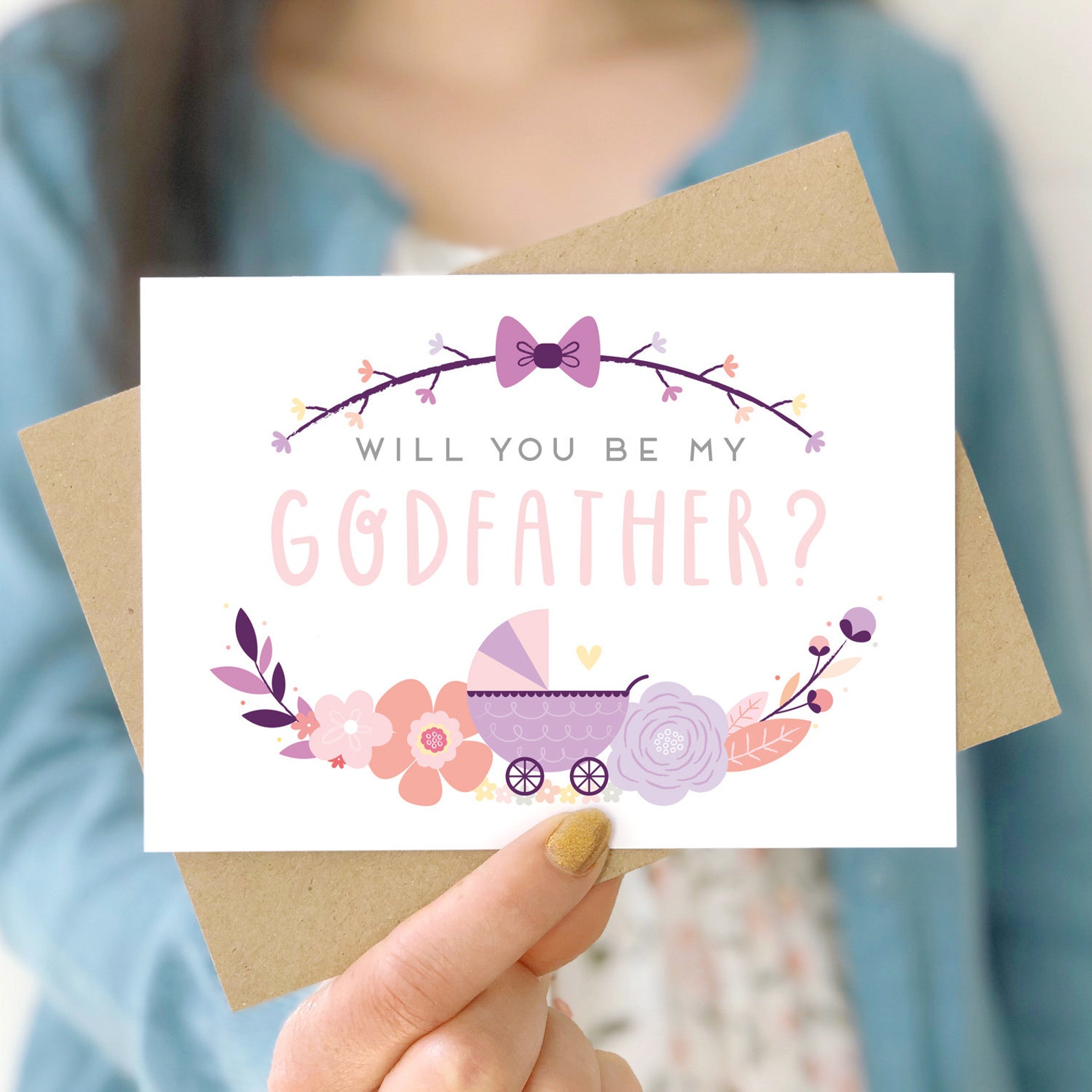 Will You Be My Godfather Card - Etsy