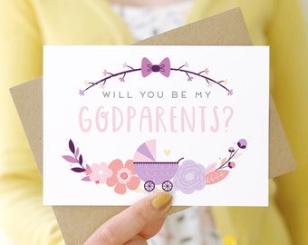 Will you be my Godparents Card
