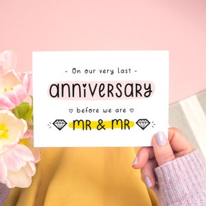First Married or Last Anniversary Before Marriage Card image 2