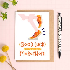 Carte de chance pour le semi-marathon - Carte de course à pied