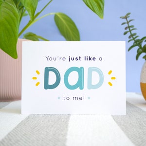 Comme un papa carte de fête des pères