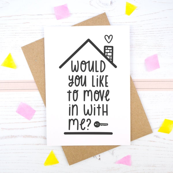 Will you move in with me Card