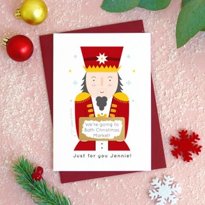 Carte à Gratter Cadeau de Noël Casse-Noisette Personnalisée