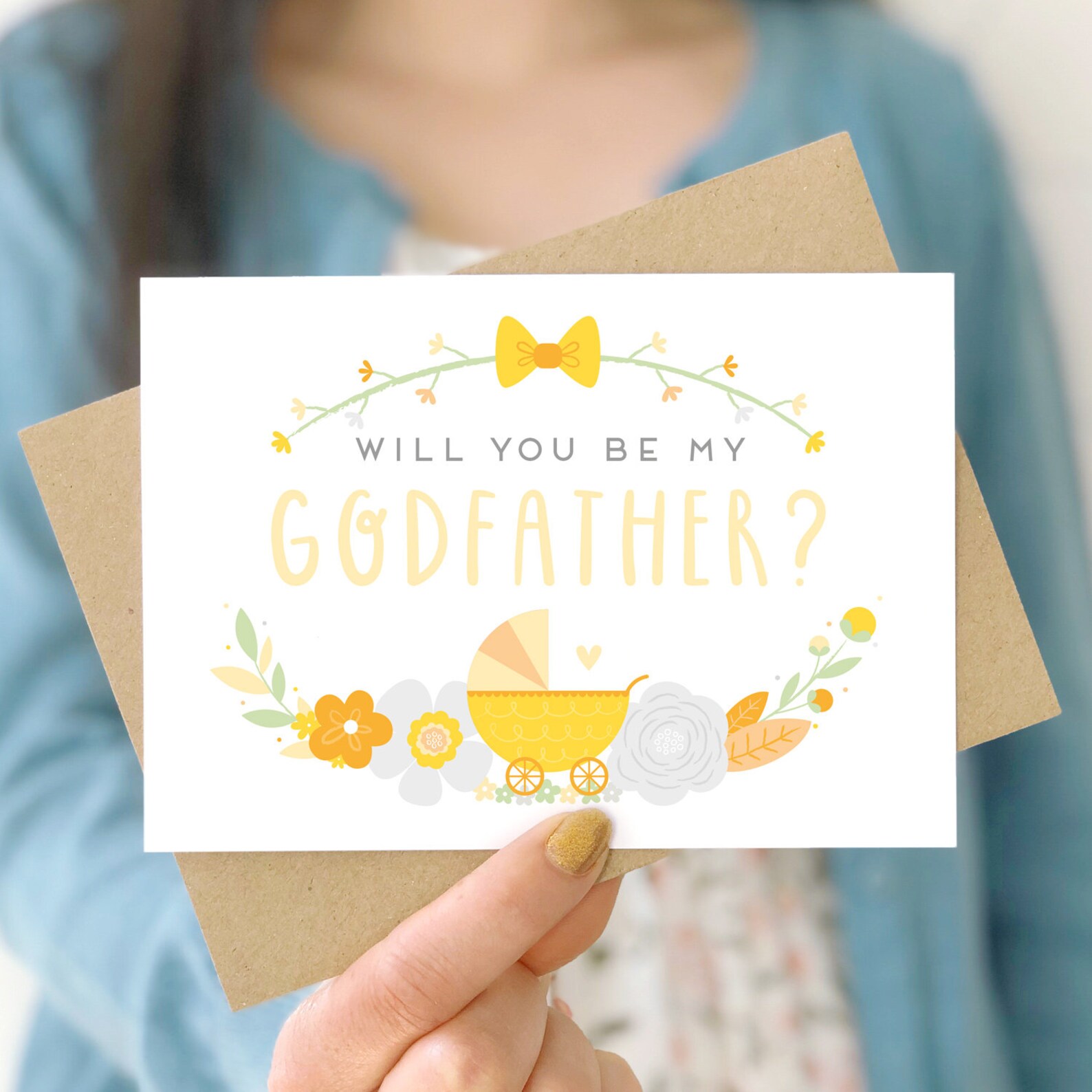 Will You Be My Godfather Card - Etsy