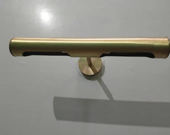 Luminária de parede em latão para quadros, luminária antiga para exibição de arte, iluminação vintage para molduras de pinturas.