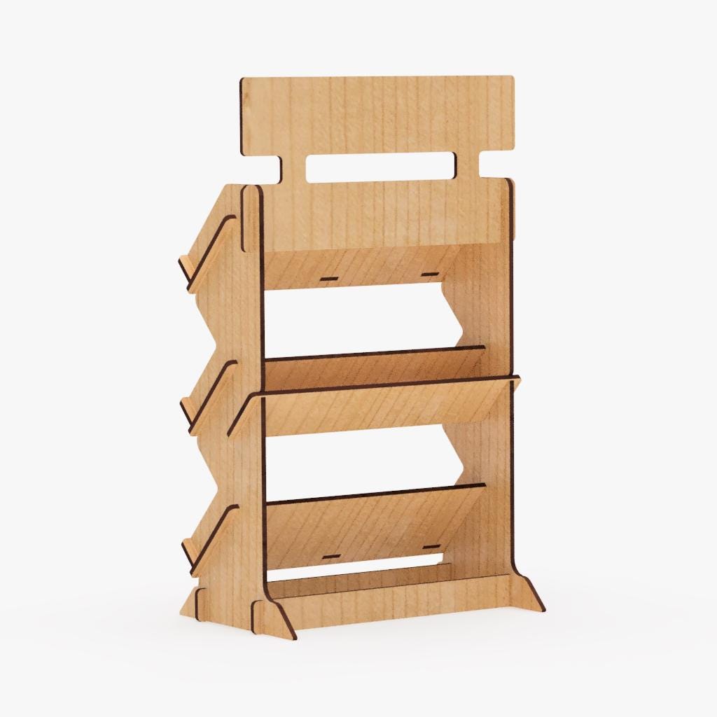 Laser Cut Market Display Stand 3 Sizes With Logo Digital Files - Etsy