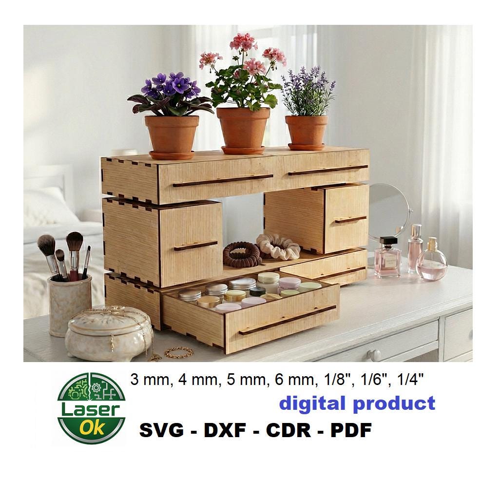 Makeup organizer drawers - Etsy 日本