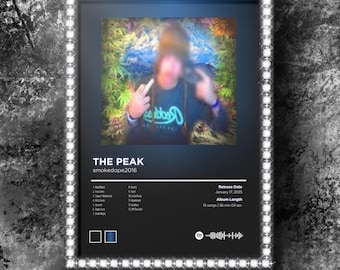 smokedeope2016 THE PEAK Album Cover Poster – Music Room Decor