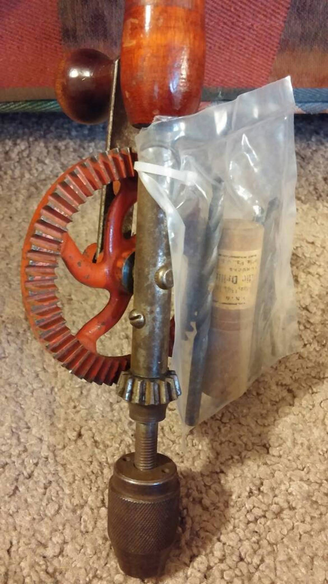 Antique Tool Vintage Tool Hand Crank Screwdriver Handyman Gear Etsy