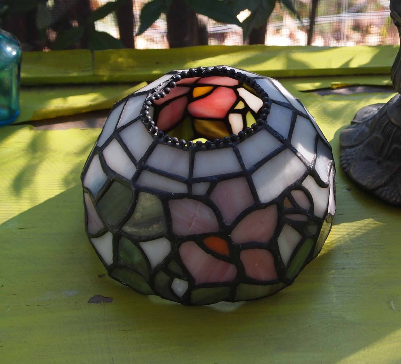 Candle Holder Tiffany Tiffany Style Candle Holder Tiffany Etsy