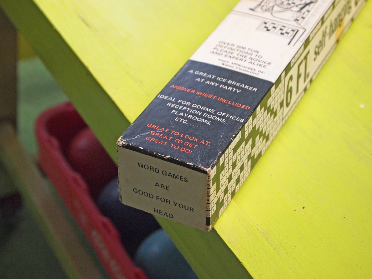 6 Foot Crossword Puzzle Oversized Toy Giant Crossword Etsy