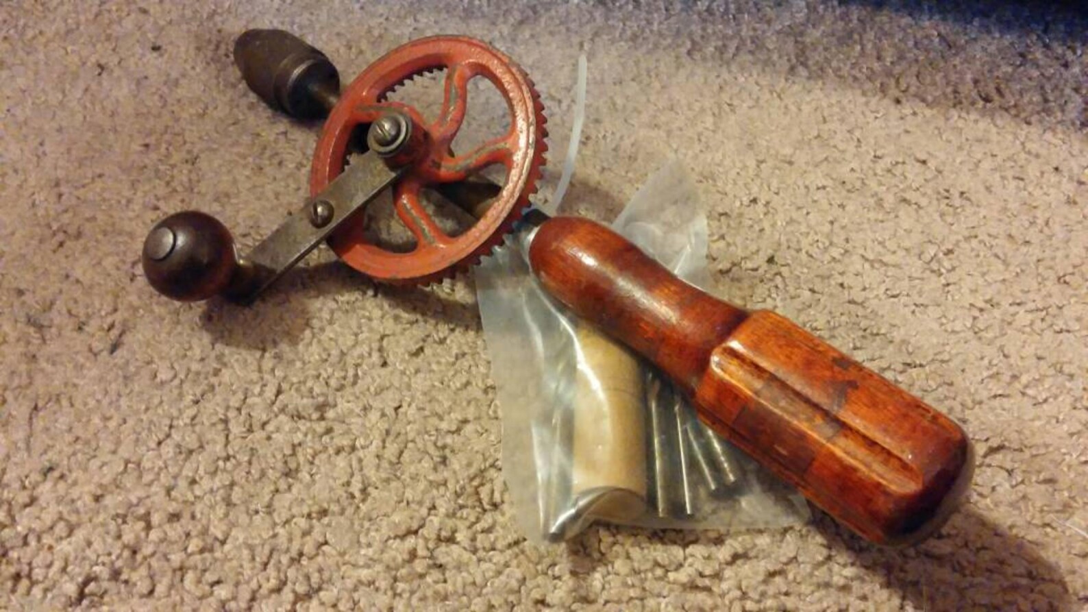 Antique Tool Vintage Tool Hand Crank Screwdriver Handyman Gear Etsy