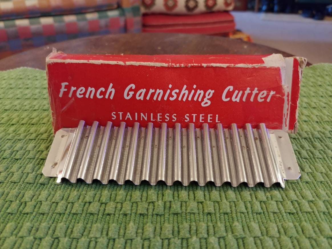 Antique French Garnishing Cutter Vintage Kitchen Tool Crinkle Etsy Canada