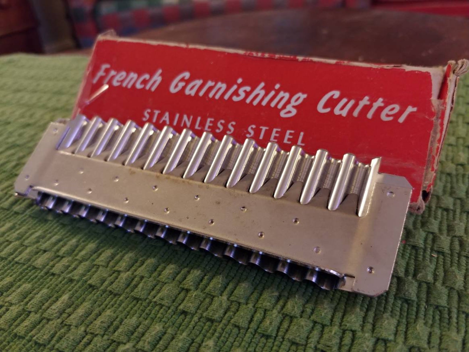 Antique French Garnishing Cutter Vintage Kitchen Tool Crinkle Etsy Canada