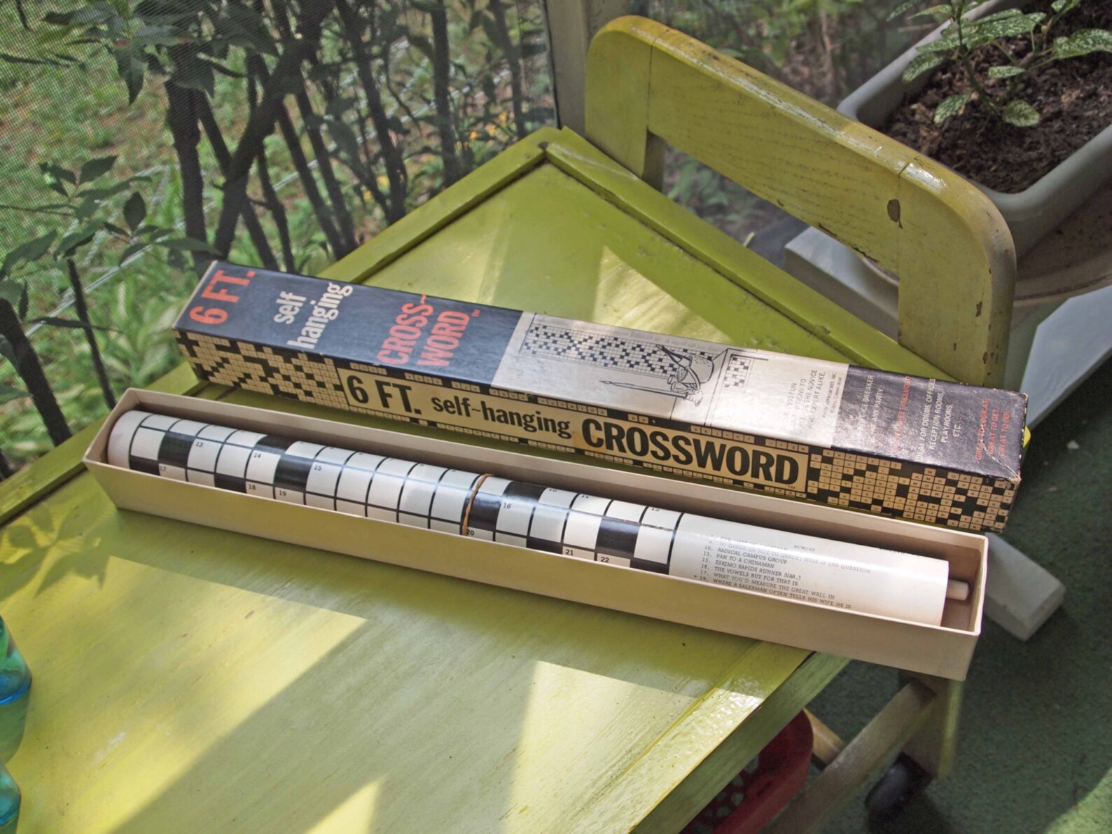 6 Foot Crossword Puzzle Oversized Toy Giant Crossword Etsy