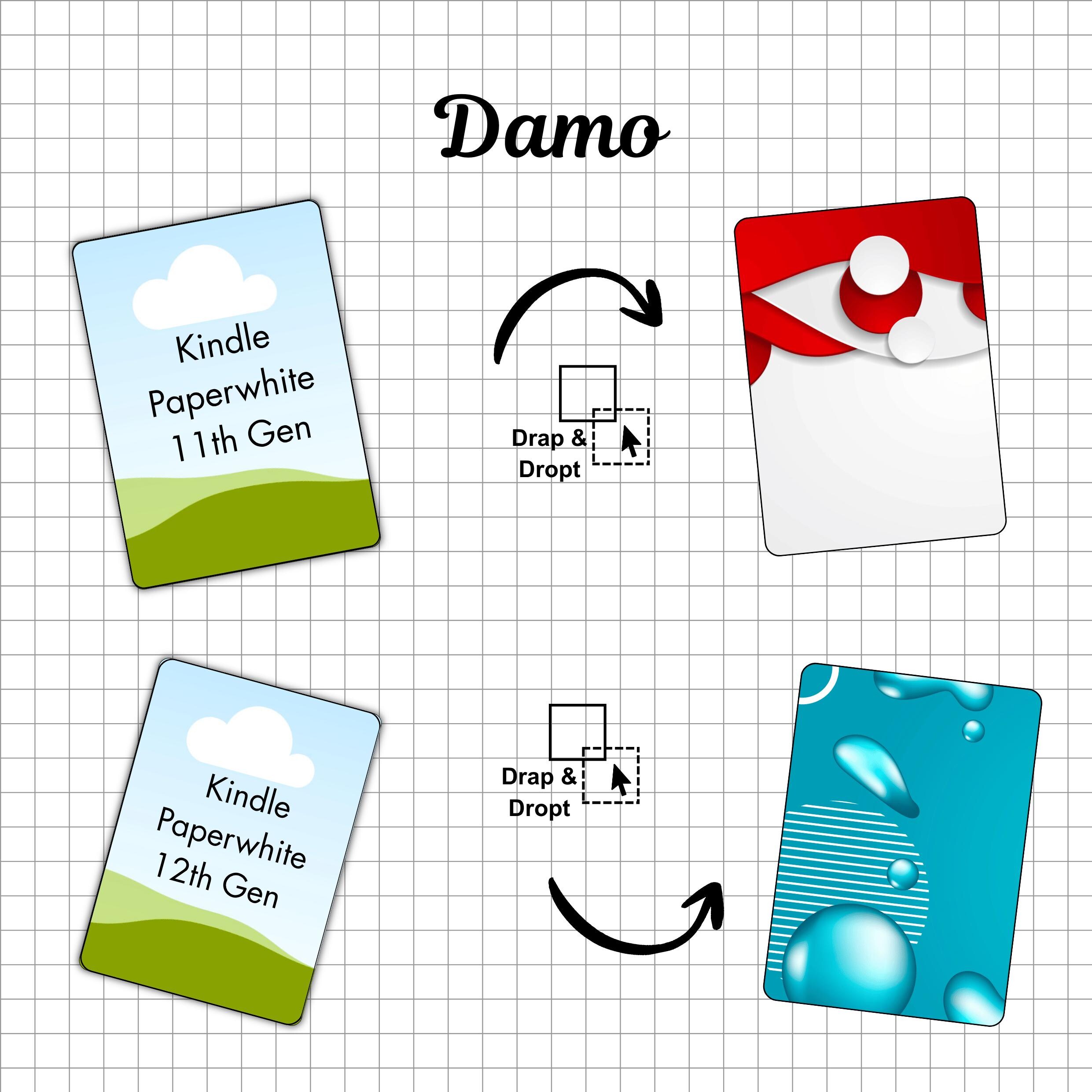 Kindle Inserts Template Bundle | Kindle Paperwhite Case 11th 12th Gen ...
