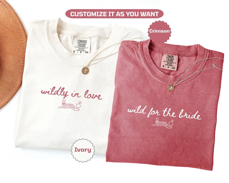 Wildly In Love Bachelorette Shirts Wild For The Bride Bridesmaid Matching Tees Bach Weekend Outfit Bridal Party T-Shirts Girls Trip Tee image 17