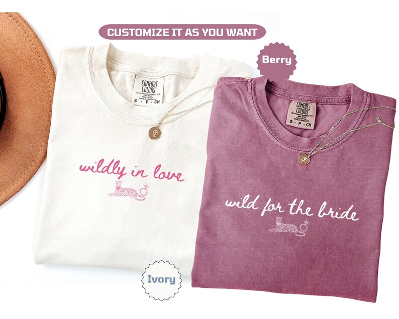 Wildly In Love Bachelorette Shirts Wild For The Bride Bridesmaid Matching Tees Bach Weekend Outfit Bridal Party T-Shirts Girls Trip Tee image 20