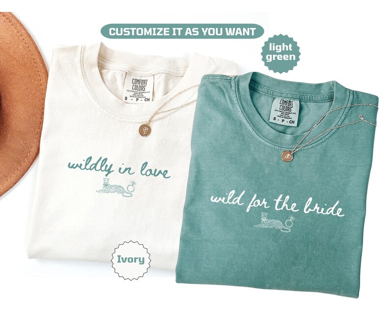 Wildly In Love Bachelorette Shirts Wild For The Bride Bridesmaid Matching Tees Bach Weekend Outfit Bridal Party T-Shirts Girls Trip Tee image 19