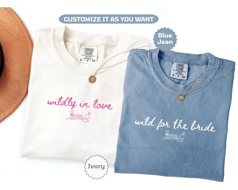 Wildly In Love Bachelorette Shirts Wild For The Bride Bridesmaid Matching Tees Bach Weekend Outfit Bridal Party T-Shirts Girls Trip Tee image 7