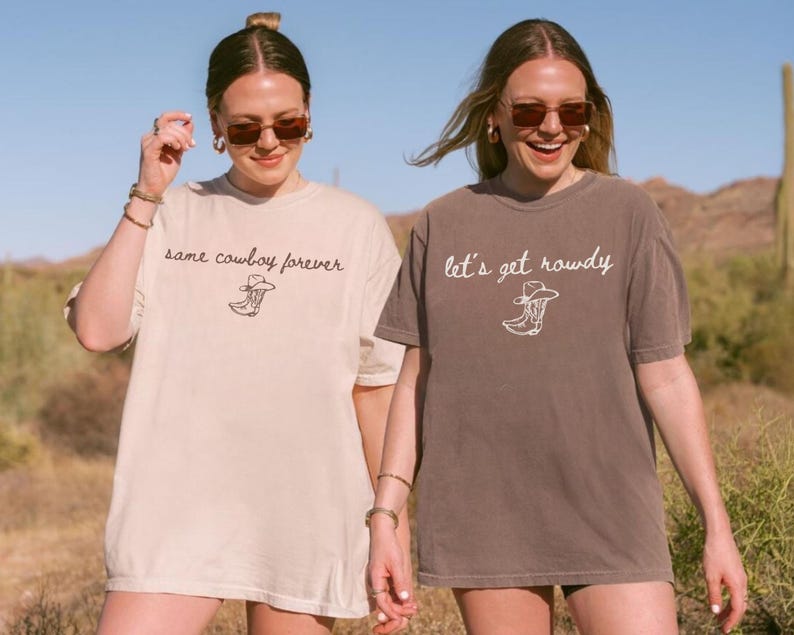 Same Cowboy Forever Bachelorette Shirts Lets Get Rowdy Bride And Bridesmaids Matching Western Bach Party Nashville Cowgirl Outfits image 11