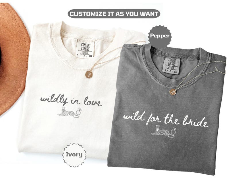 Wildly In Love Bachelorette Shirts Wild For The Bride Bridesmaid Matching Tees Bach Weekend Outfit Bridal Party T-Shirts Girls Trip Tee image 1