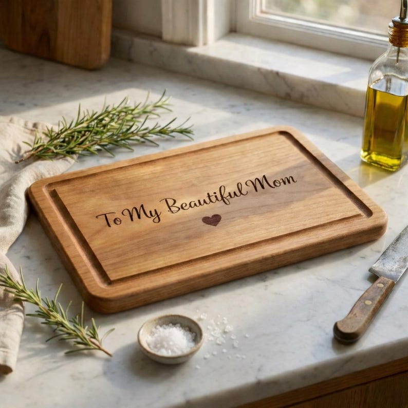 Chopping Block Customized Personalized Walnut Cutting Board With Juice Groove, Custom Engraved ...