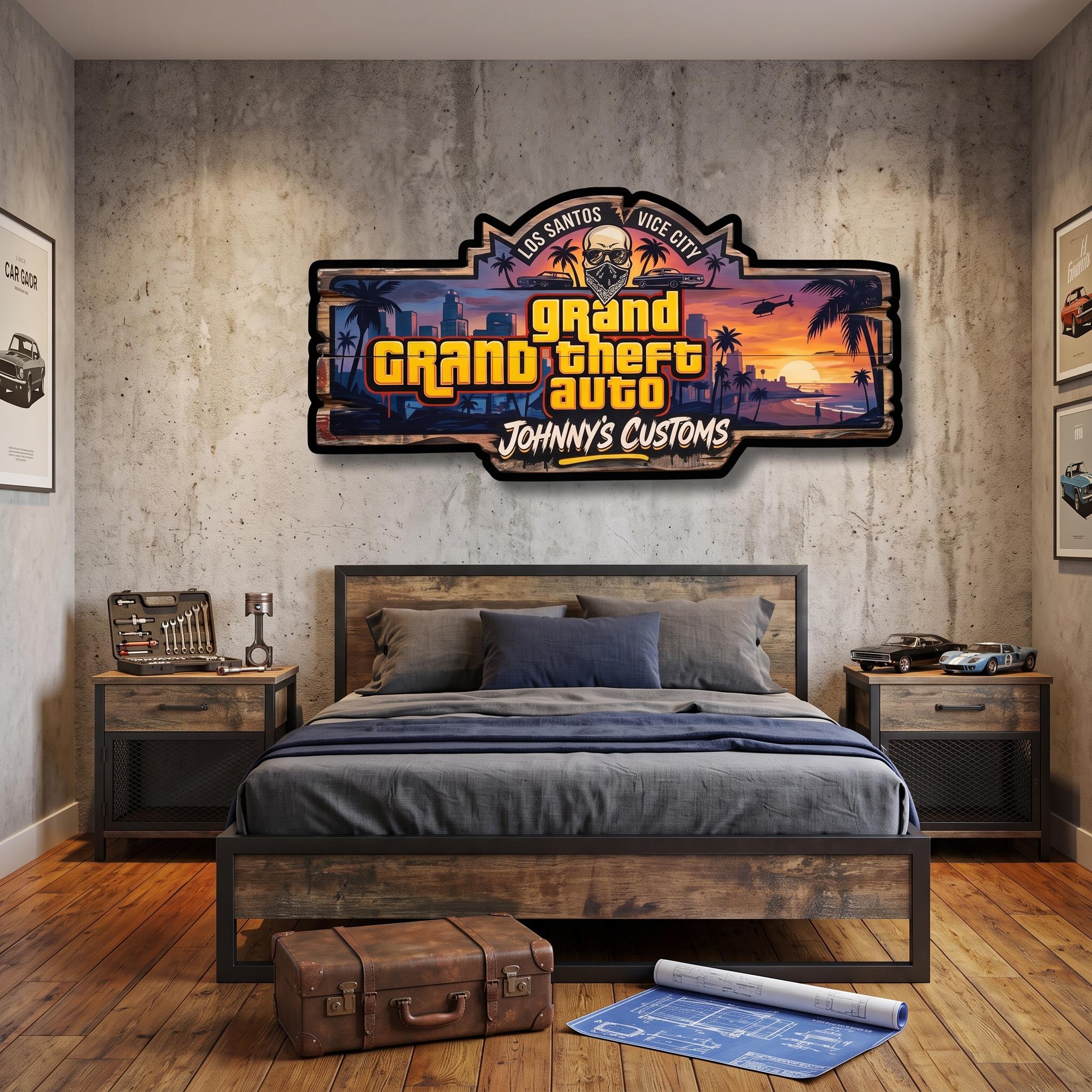 Grand theft auto poster - Etsy 日本