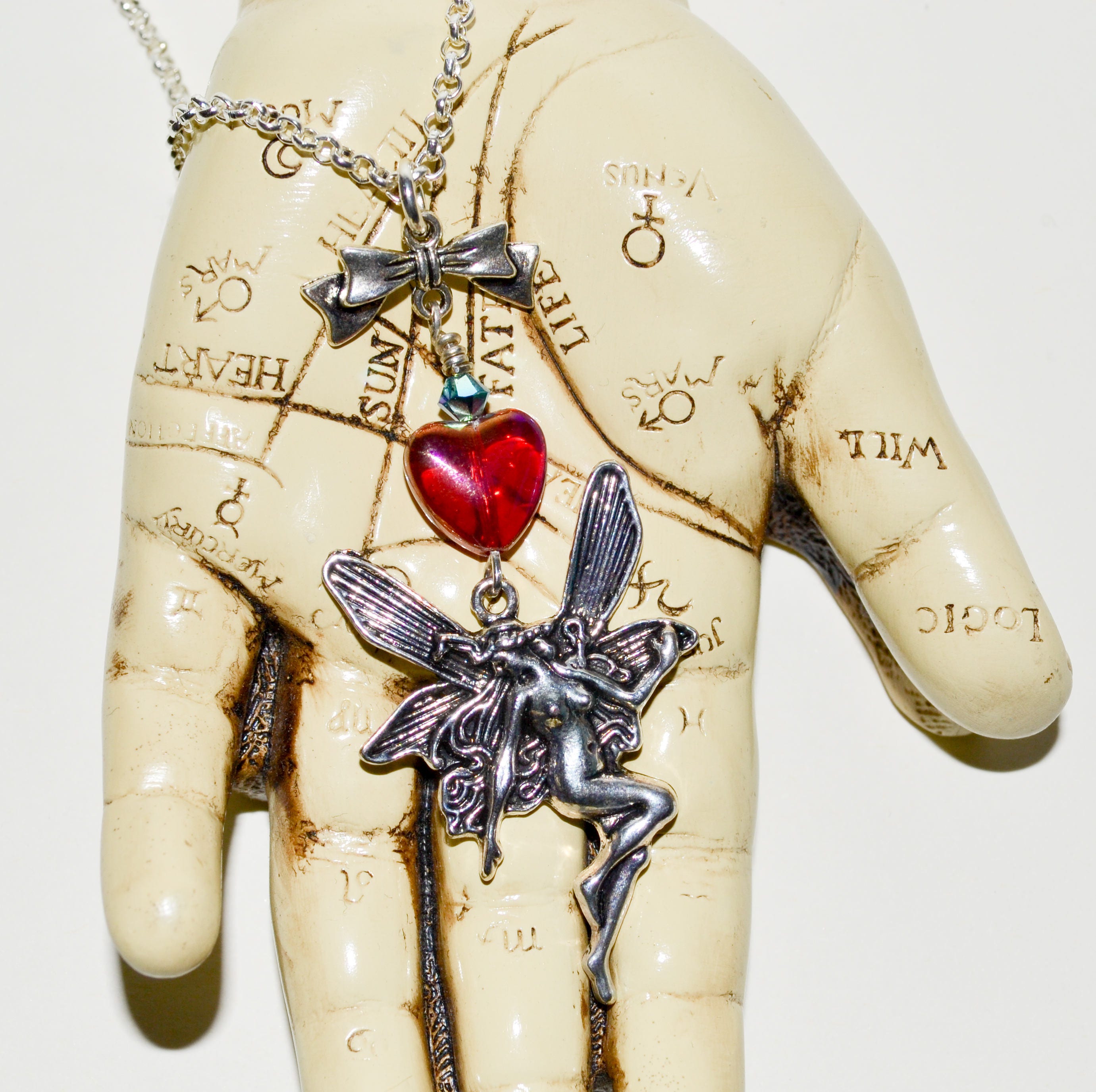 Fairy Necklace Silver Fairy Pendant Renaissance Style Adult Etsy UK