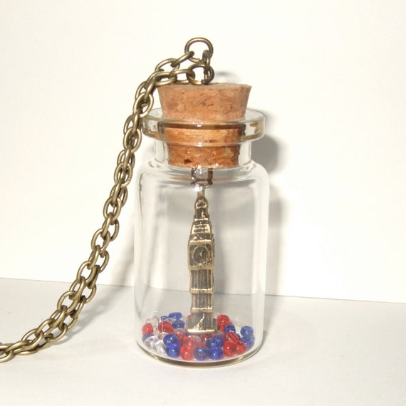Big Ben Bottle Necklace