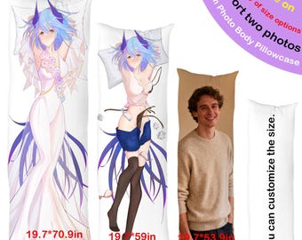 Custom Body Pillowcase Anime Body Pillow Cover Celeb Actor Body Pillow Custom Photo Gifts, Gifts For Family  Photo Gifts Valentine's Day
